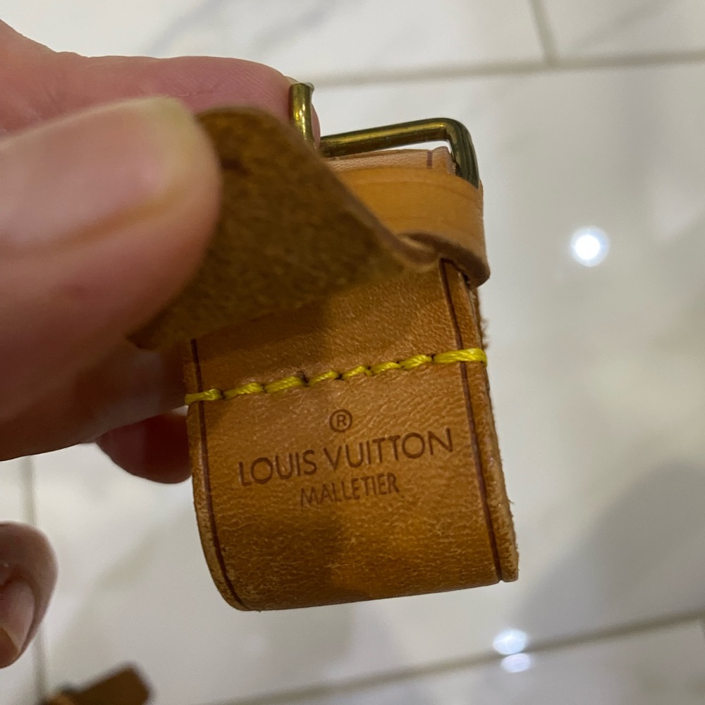 Authentic Louis Vuitton Tan Leather Strap - Picture 3 of 4